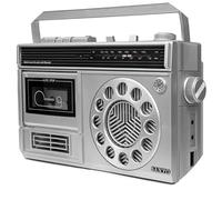 Radio Cassete Retro Grande AC/DC Sanyo Bluetooth Mic.