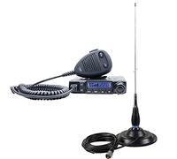 Radio CB PNI Escort HP 6500 ASQ con Antena CB PNI ML145 con Base magnética