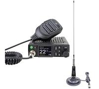 Radio CB PNI Escort HP 8900 ASQ, 12-24V + CB Antena PNI LED 2000 con Base magnética