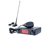 Radio CB PNI Escort HP 9001 Pro ASQ Ajustable, Antena Am-FM, 12V, 4W + CB PNI Extra 48 con imán Incluido, 45 cm, 150W, SWR 1.0