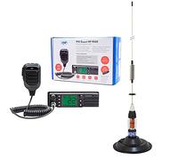 Radio CB PNI Escort HP 9500, ASQ, 12-24V + CB Antena PNI ML70, 70 cm con Base magnética 145 mm incluida