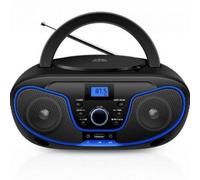 Radio CD Daewoo DW3012 Bluetooth USB Ecualizador 4W Negro y Azul
