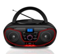 Radio cd daewoo dw3013/ 4w/ rojo