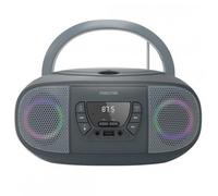 Radio cd fonestar boom-go-g gris 4w rms bluetooth fm usb/mp3 aux in sa