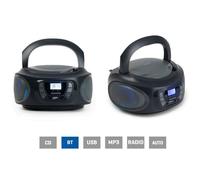 Radio CD Fonestar BOOM-ONE-G/ 13W/ Gris