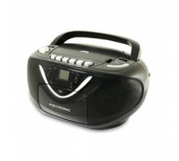 Metronic 477131 - Radio CD / MP3 cassette con Auxiliar, negro