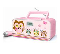Muse Radio CD M-29 infantil con micrófono Rosa