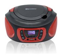 Radio CD Player Portátil Digital FM PLL, Reproductor CD-MP3 USB Stereo, AUX-IN