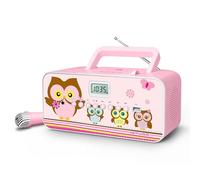 Radio CD Portátil MUSE M-29 KP con Micrófono, Programable, MP3