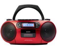 Radio CD/USB/Bluetooth 6W (Negro/Rojo) - AIWA