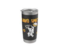 Radio Ciencia espacial Astronomía Astronauta Amante Radio Espacio Vaso térmico de acero inoxidable de doble pared