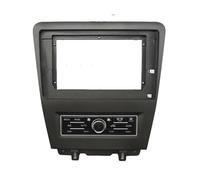 Radio Coche 10,1 Pulgadas para Ford para Mustang 2008-2013 Estéreo Android GPS Reproductor MP5 Unidad Principal 2 DIN Navegación Marco Salpicadero Panel Estéreo(Whole Set)