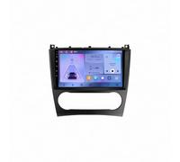 Radio Coche 2 DIN con Carplay Inalámbrico para Benz W203 W209 C180 C200 C220 C230 Mirror Link, Incell Touchscreen Radio Coche con Bluetooth USB/Eq Comandos Al Volante Cámara, 4 Nuclear 4G+64G