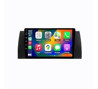 Radio Coche 2 DIN con Carplay Inalámbrico para BMW 5 E53 E39 X5 M5 1996-2007 Mirror Link, Incell Touchscreen Radio Coche con Bluetooth USB/Eq Comandos Al, 8 Nuclear 6G+128G