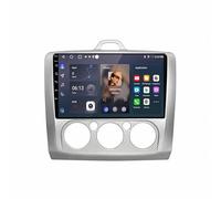 Radio Coche 2 DIN con Carplay Inalámbrico para Ford Focus Exi MT 2004-2011 A-Pple Carplay & Android Auto, Autoradio Portátil Car Play con Pantalla Táctil, 4 Nuclear 2G+32G