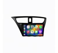 Radio Coche 2 DIN con Carplay y Android Auto para Honda Civic 9 Hatchback 2012-2017 Pantalla de Coche con Carplay y Android Auto Inalámbricos, Bluetooth, Mirror, 8 Nuclear 6G+128G