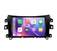 Radio Coche 2 DIN con Carplay y Android Auto para Nissan NAVARA Frontier NP300 2016-2018 A-Pple Carplay & Android Auto, Autoradio Portátil Car Play con Pantalla, 4 Nuclear 1G+32G