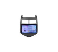 Radio Coche 2 DIN Pantalla para Chevrolet Aveo2 Sonic T300 2011-2015 Pantalla de Coche con Carplay y Android Auto Inalámbricos, Bluetooth, Mirror Link, Navegación, 8 Nuclear 6G+128G