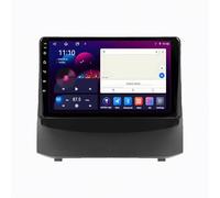 Radio Coche 2 DIN Pantalla para Ford Fiesta MK 6 2009-2018 Enlace Espejo, Navegación, Siri, Aux, Bluetooth, Airplay, Lectura de Vídeo, Navegación GPS, 8 Nuclear 4G+64G