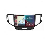 Radio Coche 2 DIN Pantalla para Honda Spirior Accord 8 Acura TSX 2008-2012 Enlace Espejo, Navegación, Siri, Aux, Bluetooth, Airplay, Lectura de Vídeo, Navegación GPS, 8 Nuclear 6G+128G