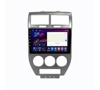 Radio Coche 2 DIN Pantalla para Jeep Compass 1 MK/Compass Patriot 2006-2010 Mirror Link, Incell Touchscreen Radio Coche con Bluetooth USB/Eq Comandos Al Volante Cámara, 8 Nuclear 8G+256G