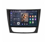 Radio Coche 2 DIN Pantalla para Mercedes Benz E-Class W211 2002-2010 Autoradio Touchscreen Display Bluetooth Llamadas Manos Libres, Mirror Link, Navegación GPS, 4 Nuclear 4G+64G