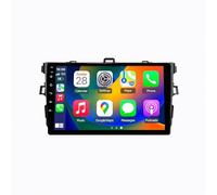 Radio Coche 2 DIN Pantalla para Toyota Corolla E140/150 2007-2011 Enlace Espejo, Navegación, Siri, Aux, Bluetooth, Airplay, Lectura de Vídeo, Navegación GPS, 8 Nuclear 6G+128G