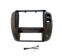 Radio Coche 9 Pulgadas con GPS MP5 Reproductor DVD Estéreo Unidad Principal 2 DIN Panel Tablero Kit Molduras para Nissan para Patrol 1997-2005 MENSUNUBNM(RHD Frame with Cable)