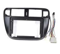 Radio Coche 9 Pulgadas con Marco 2 DIN Panel Vídeo Reproductor Audio Y Tablero Kit Montaje para Cívica EJ/EK/EM 1995 1996 1997 1998 1999 2000 2001 MENSUNUBNM(Fascia Cable Right)
