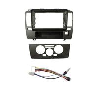 Radio Coche 9 Pulgadas Panel Estéreo Marco Tablero 2 DIN DVD GPS Reproductor MP5 Kit Molduras para Nissan para Tiida para Latio 2005-2010 CFCKHPTHAZ(MT with Cord)
