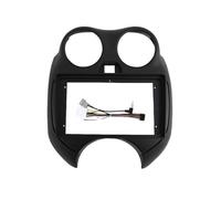 Radio Coche 9 Pulgadas para Nissan para March 2010-201 Reproductor MP5 Marco Carcasa Unidad Principal 2DIN Panel Instrumentos Estéreo(Frame Cord)