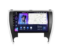 Radio Coche Android 11 10 Pulgadas HD Pantalla Táctil para Toyota Camry 2014-2017 con Carplay Android Auto Apoyo Hi-Fi DSP Dab BT 5.0 FM Am RDS Cámara Trasera Control del Volante(600S 6+128G)