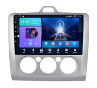 Radio Coche Android 11 9 Pulgadas IPS Pantalla Táctil Para Ford Focus 2 2004-2011 Incorporado Carplay Android Auto Apoyo BT 5.0 WiFi 4G DSP FM AM DAB RDS Cámara Trasera Control Del Volante(A,8Core+8G+