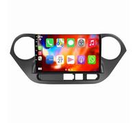 Radio Coche Android 12 para Hyundai I10 2014-2017 10 Pulgadas HD Pantalla Táctil Carplay Android Auto Apoyo Hi-Fi Navegación GPS RDS DSP FM Am Dab BT 5.0 Enlace Espejo Cámara Trasera SWC(150S)