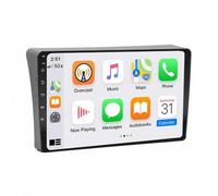 Radio Coche Bluetooth Pantalla para Nissan Navara D40 2005-2010 con Carplay y Android Auto Inalámbrico, con Asistencia de Voz/Mirror Link/FM/Aux, 4 Nuclear 4G+64G
