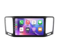 Radio Coche Bluetooth para Volkswagen Sharan 2012-2018 Carplay Inalámbrico & Android Auto Pantalla Carplay Coche Soporta WiFi GPS Mirror Link Radio FM Mp5, 4 Nuclear 1G+16G