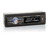 Roadstar RU-375BT Radio Coche Digital AM / FM, Bluetooth Llamadas Manos Libres, Autoradio Stéreo, Puerto USB, Lector Tarjeta TF, Reproduce MP3, Pantalla LCD, Mando a Distancia