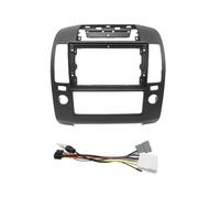 Radio Coche DVD Marco Adaptador Panel Radio Android para Nissan para Navara D40 para Frontier para Pathfinder 2004-2014 De 9 Pulgadas RESPUNEKBAH(Full Set A Mod Black)