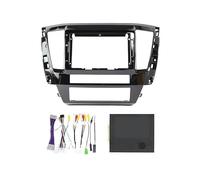 Radio Coche DVD Marco Kit Montaje Panel Adaptador 10 Pulgadas para Mitsubishi para Pajero Sport 2016 2017-2021 Incluye Radio Android Panel Instrumentos Marco para Coche RESPUNEKBAH(FrameB OD Cable)