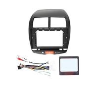 Radio Coche DVD Marco Marco De Panel Salpicadero 10,1 Pulgadas DVD Estéreo Unidad Principal Panel De Navegación para Mitsubishi ASX RVR para Outlander Sport 2010-2018 RESPUNEKBAH(FrameA XP Set)