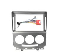 Radio Coche DVD Marco Marco Frontal 9 Pulgadas para Ford i-MAX 2006-2009 Radio Coche 2 DIN GPS Estéreo Panel Control Central Panel Tablero Kit De Tablero RESPUNEKBAH(Frame an Cord)