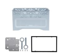 Radio Coche Marco Marco de Tablero for estéreo de Coche 2 DIN Compatible con Volkswagen Jetta Golf Bora/Polo Radio Estéreo Kit de Coche Juego de instalación de Radio(Complete Set)