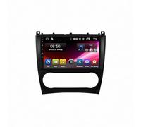 Radio Coche Navegación GPS 2 DIN para Benz CLC W203 2004-2010 Mirror Link, Incell Touchscreen Radio Coche con Bluetooth USB/Eq Comandos Al Volante Cámara Trasera/FM, 4 Nuclear 2G+32G