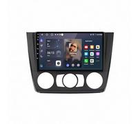 Radio Coche Navegación GPS 2 DIN para BMW 1 Series E81 E82 E87 E88 AT 2004-2011 Cámara Trasera - HD Pantalla Carplay Mirror Link - Portátil Radio Coche Bluetooth con Asistencia, 8 Nuclear 6G+128G