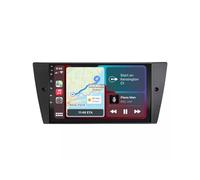 Radio Coche Navegación GPS 2 DIN para BMW E90 E91 E92 E93 Soporta Bluetooth, Control USB, 4G, Mirror-Link, GPS Radio FM, 4 Nuclear 4G+64G