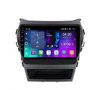 Radio Coche Navegación GPS 2 DIN para Hyundai IX45 Santa Fe 3 2013-2016 Enlace Espejo, Navegación, Siri, Aux, Bluetooth, Airplay, Lectura de Vídeo, GPS, Mirror Link, 4 Nuclear 1G+32G