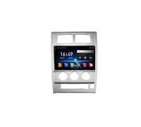 Radio Coche Navegación GPS 2 DIN para Jeep Cherokee Liberty KK 2007-2012 HD Pantalla Táctil+Llamadas Manos Libres Bluetooth+WiFi, Navegador GPS/Mandos Volantes, 8 Nuclear 6G+128G