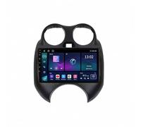 Radio Coche Navegación GPS 2 DIN para Nissan March MICRA 2010-2015 Cámara Trasera - HD Pantalla Carplay Mirror Link - Portátil Radio Coche Bluetooth con, 8 Nuclear 6G+128G