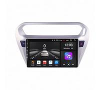 Radio Coche Navegación GPS 2 DIN para Peugeot 301 Citroen Elysee 2014-2018 Mirror Link, Incell Touchscreen Radio Coche con Bluetooth USB/Eq Comandos Al Volante, 4 Nuclear 4G+64G