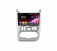 Radio Coche Navegación GPS 2 DIN para Renault Logan Sandero/Lada Largus A-Pple Carplay & Android Auto, Autoradio Portátil Car Play con Pantalla Táctil, GPS, 4 Nuclear 1G+32G